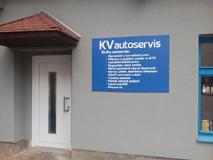 KV autoservis - výbava dílny