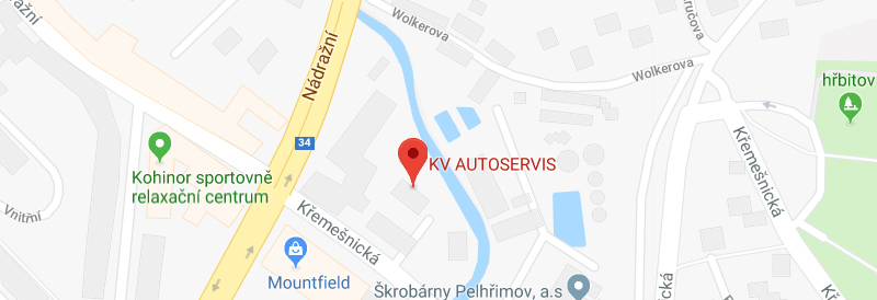 mapa kv autoservis