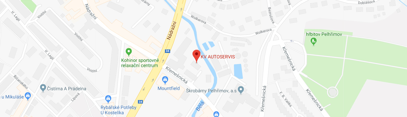 mapa kv autoservis